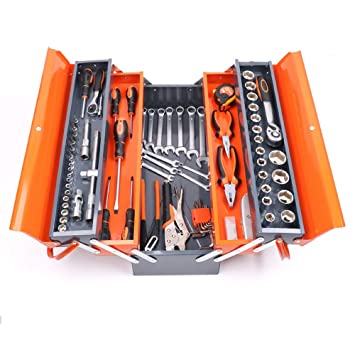 5 Tray Cantilever Tool Box with Tools
